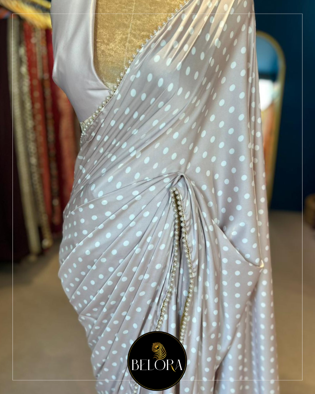 Pretty in Polka - Light Brown