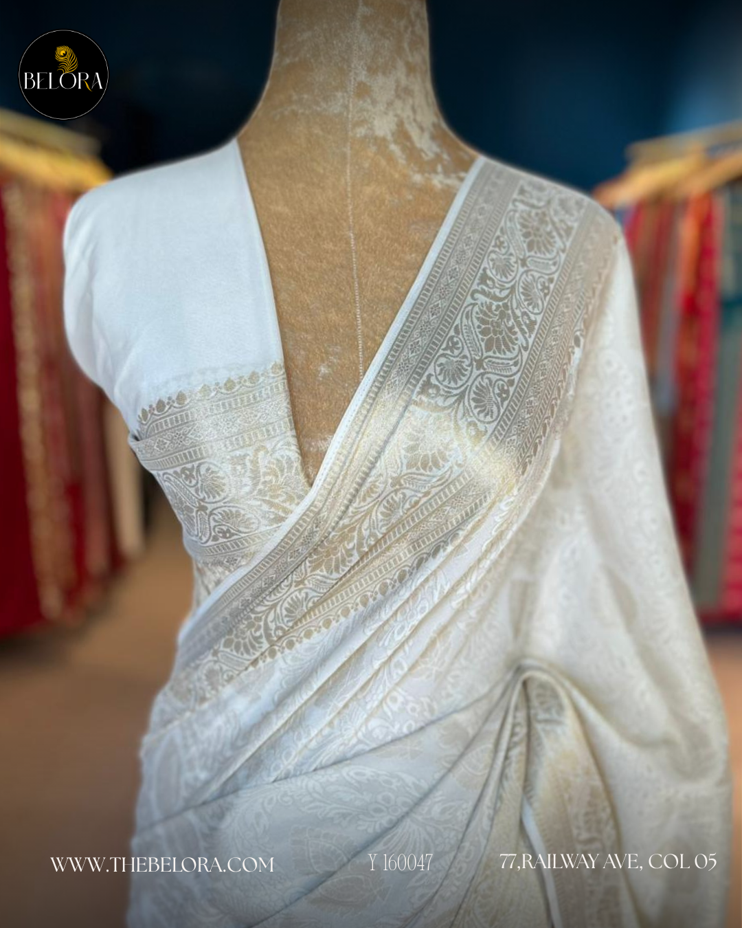 Minimalist Bridal Saree Collection (Y 160047)