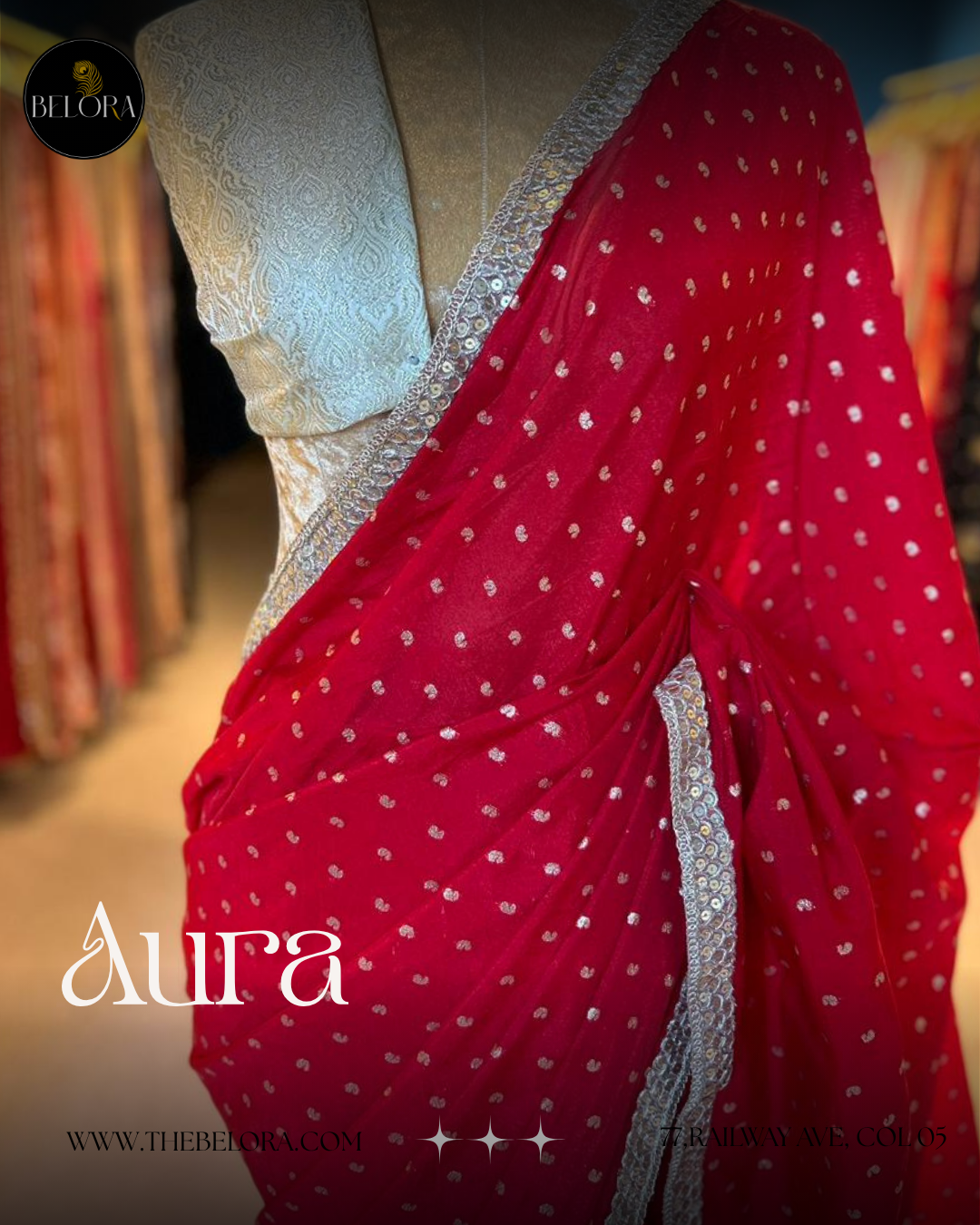 Red Soft Brocade
