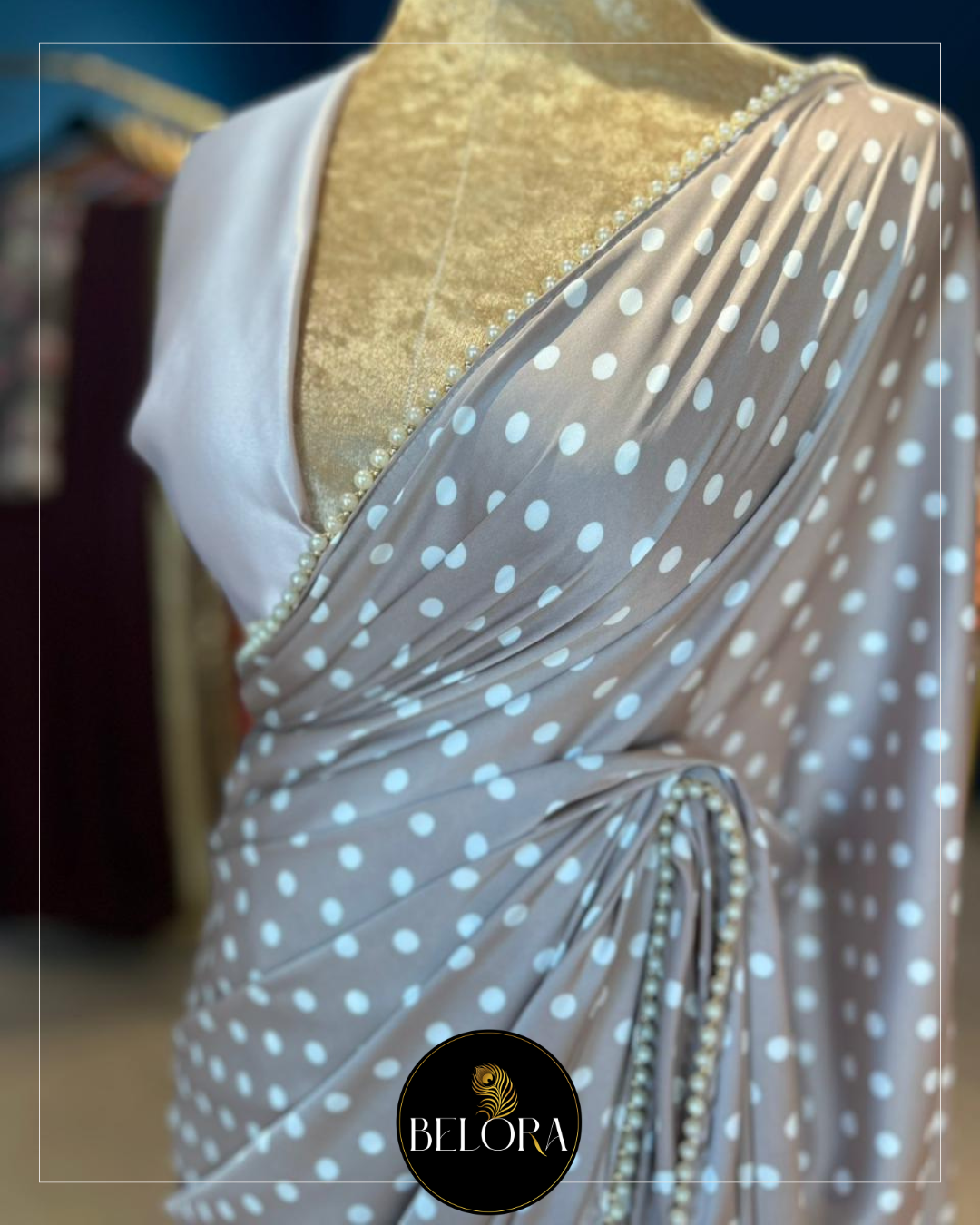 Pretty in Polka - Brown (0072)