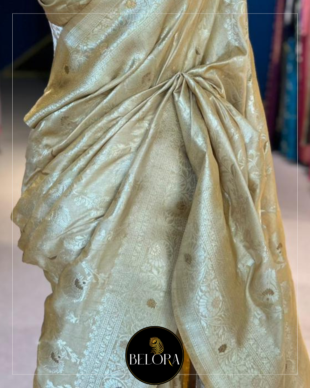 Bangalore Silks - Gold (0055)
