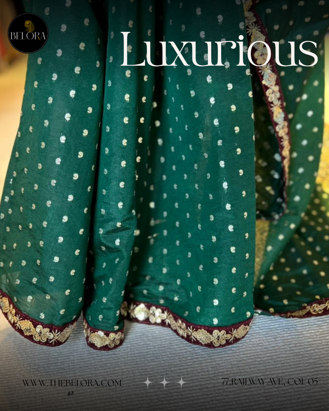 Green Soft Brocade (0213)