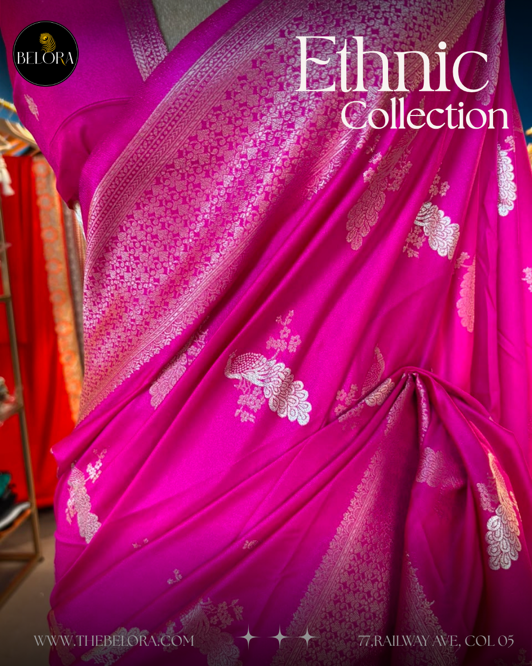Bangalore Silks - Magenta (MSC 64612/0301)