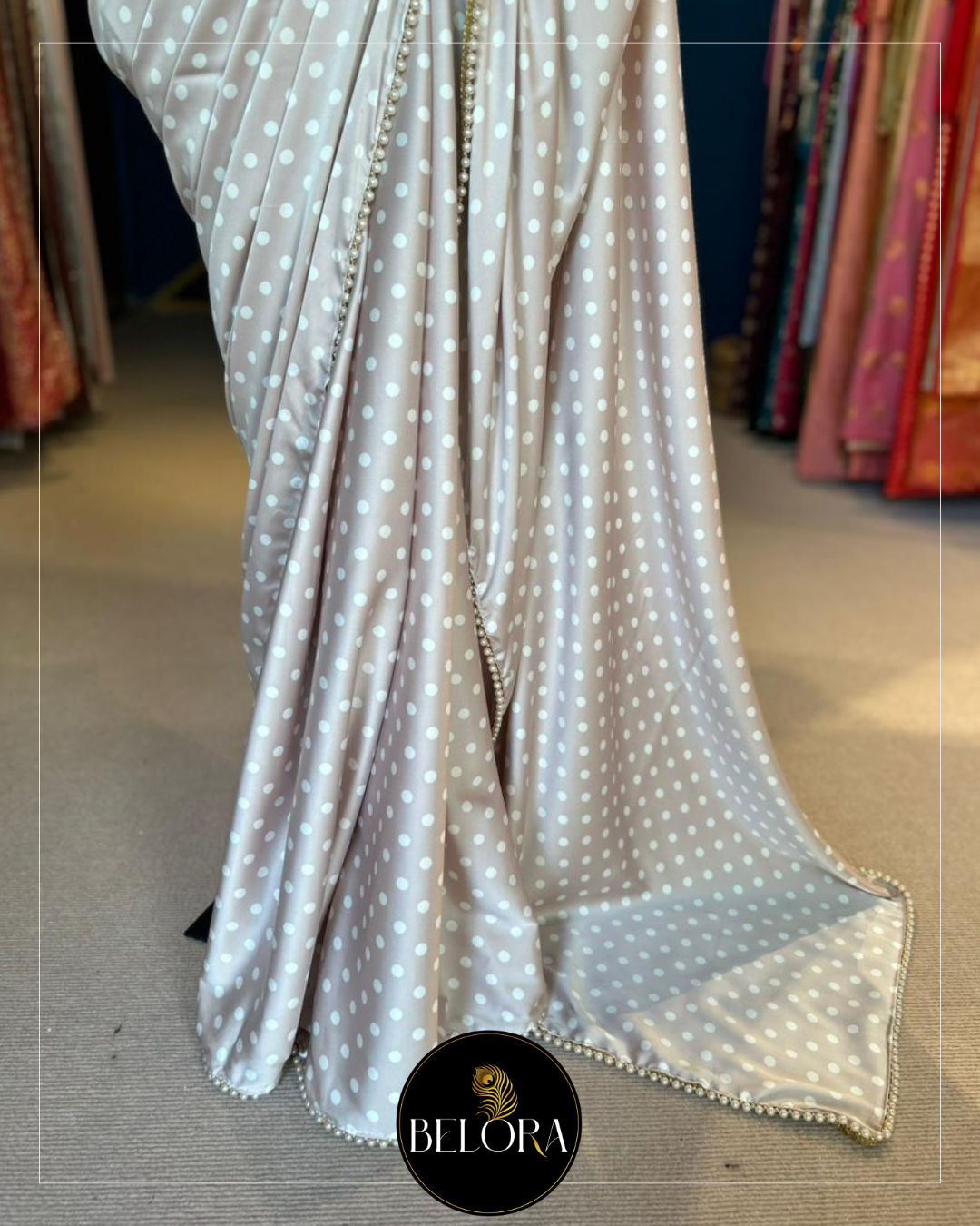 Pretty in Polka - Light Brown