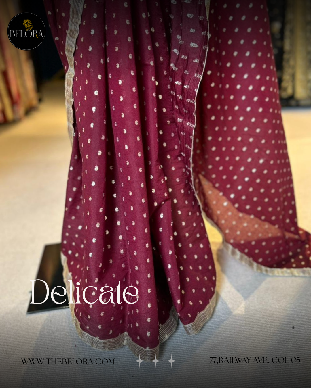 Maroon Soft Brocade (0212)