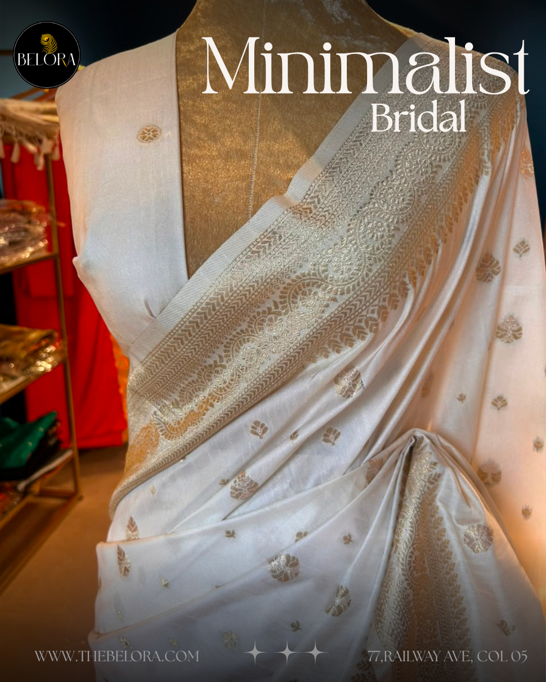 Minimalist Bridal Saree Collection (MSC 64639/0285)