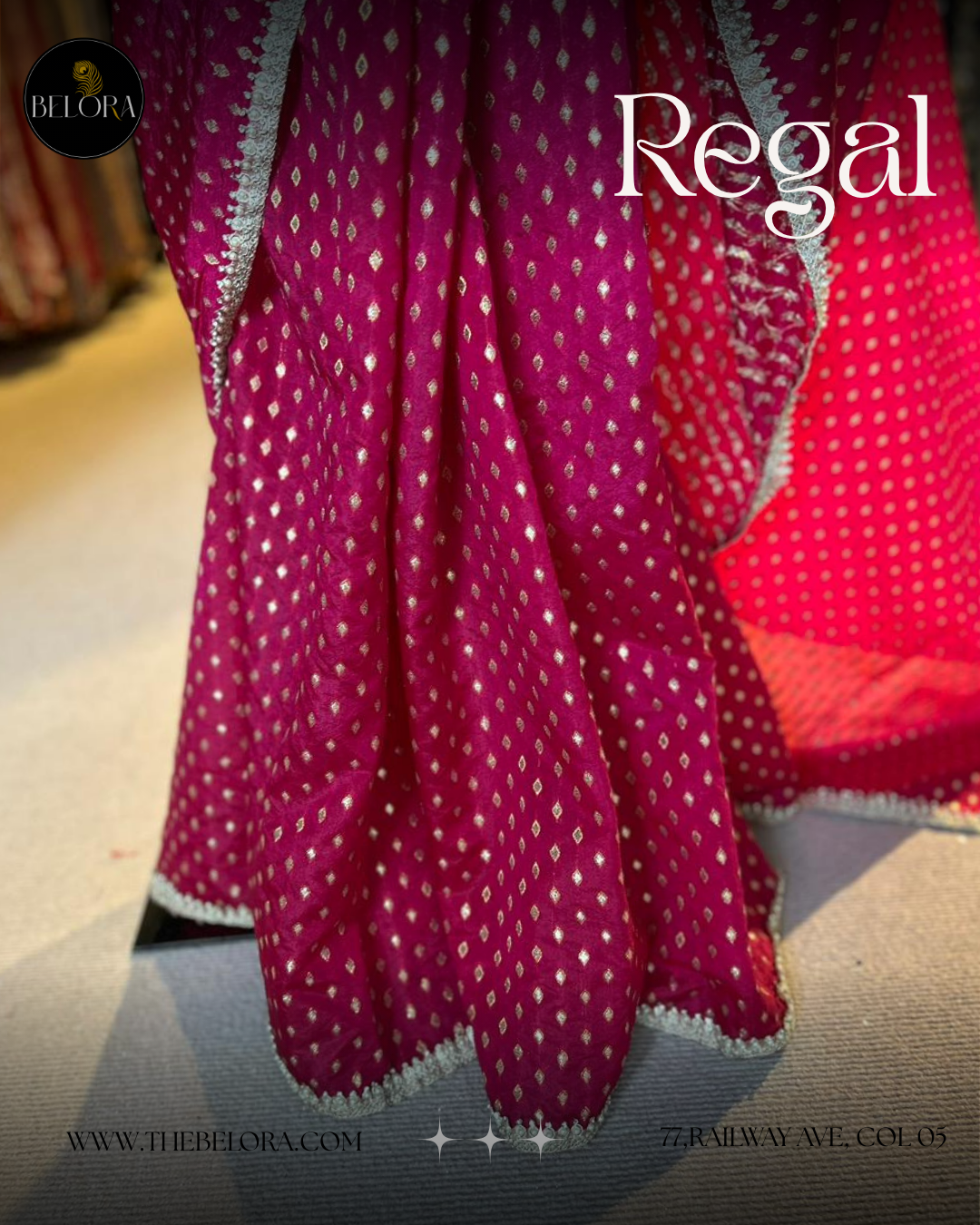 Magenta Soft Brocade (0211)