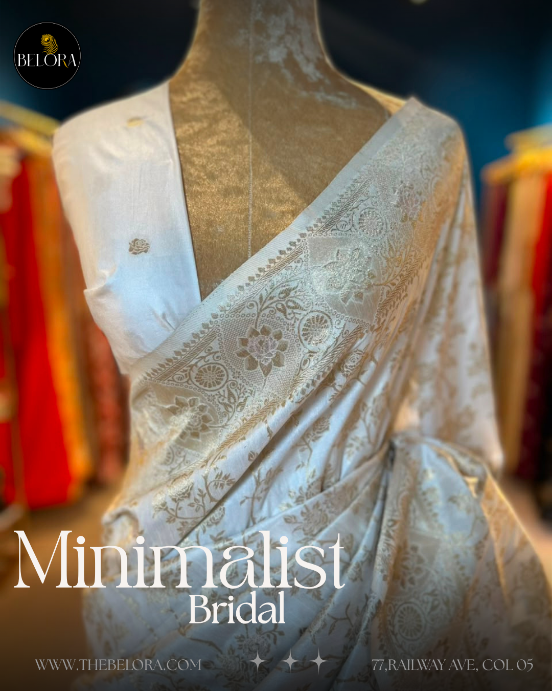 Minimalist Bridal Saree Collection (MSC 64601/0282)