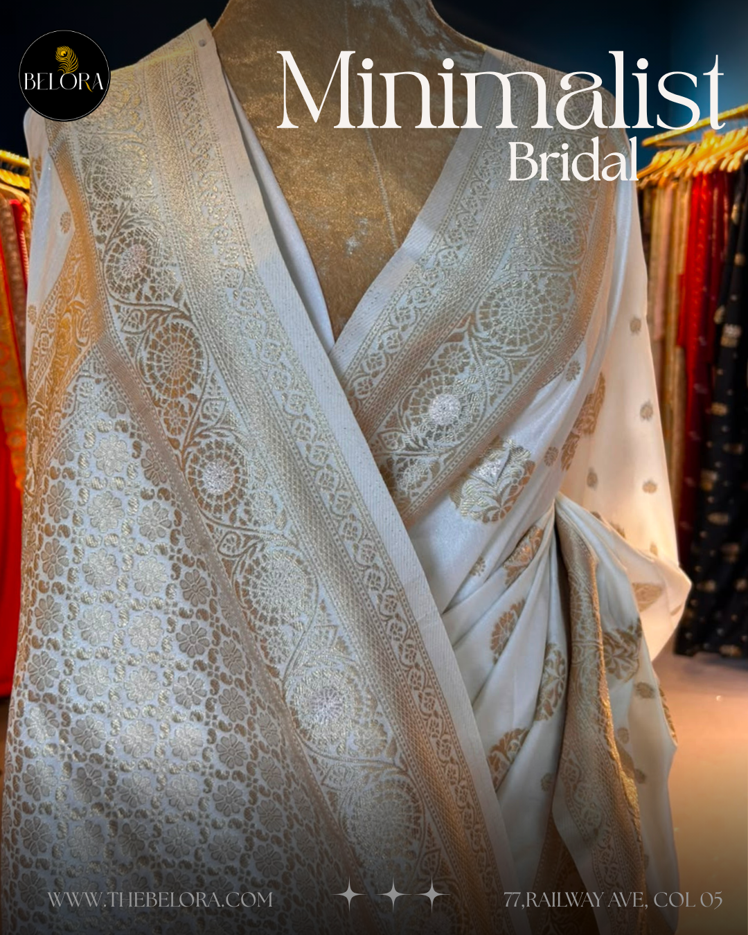 Minimalist Bridal Saree Collection (MSC 64805/0286)