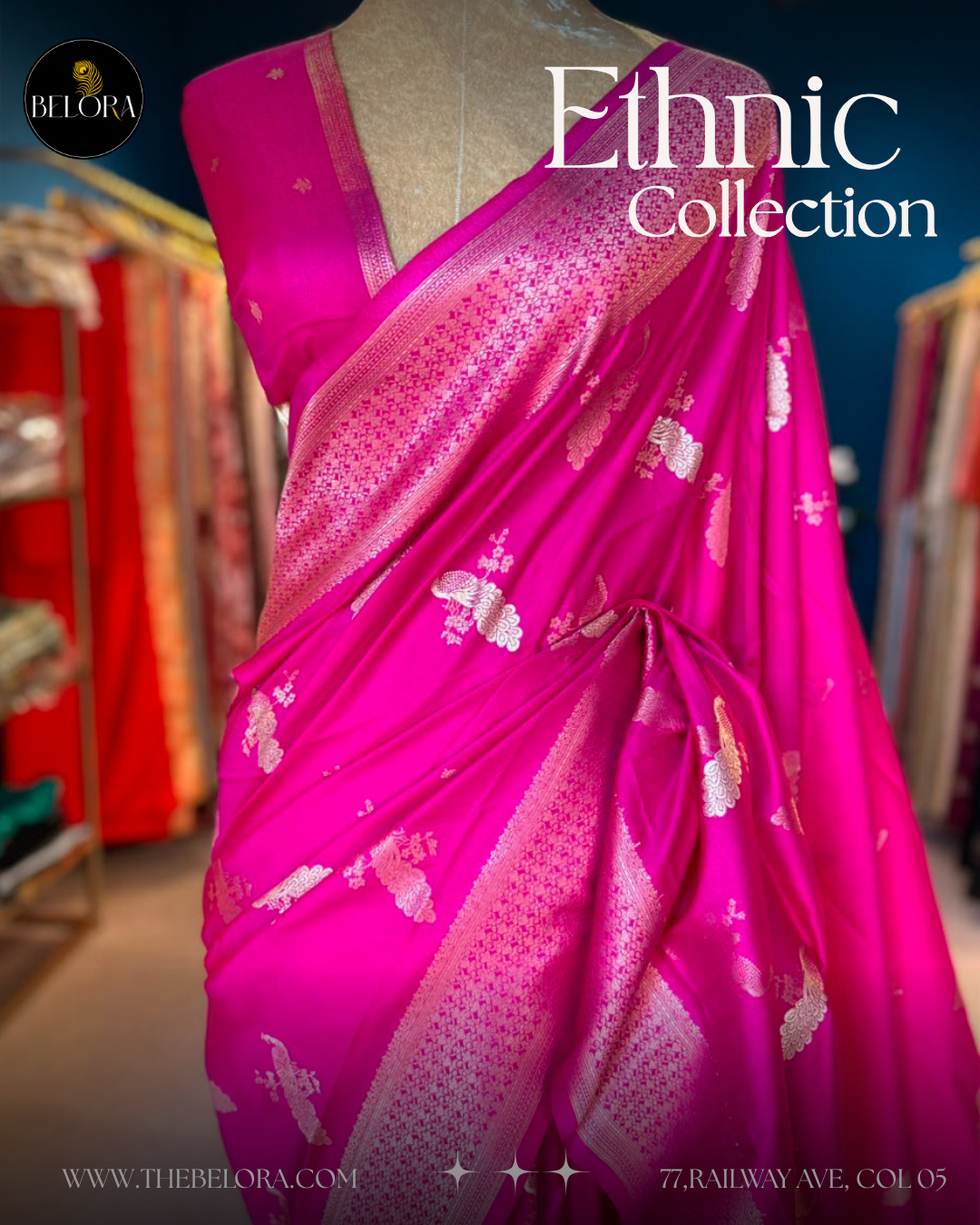 Bangalore Silks - Magenta (MSC 64612/0301)