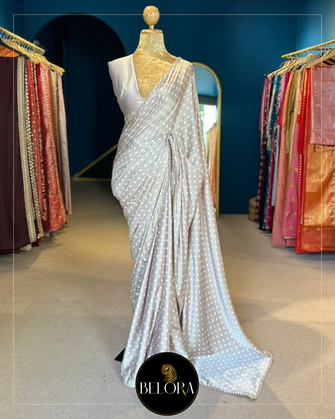 Pretty in Polka - Light Brown