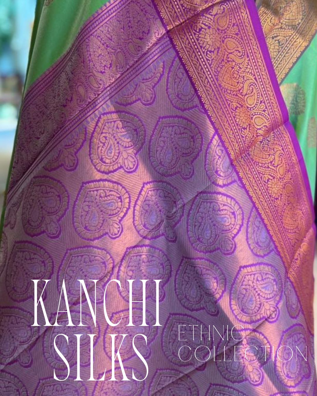 Kanchi Silk Saree - Green