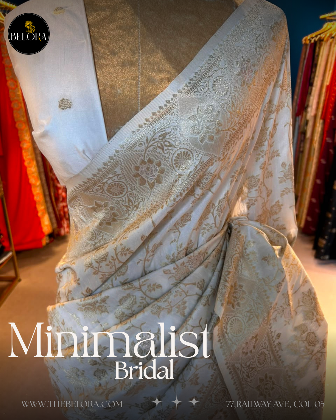 Minimalist Bridal Saree Collection (MSC 64601/0282)