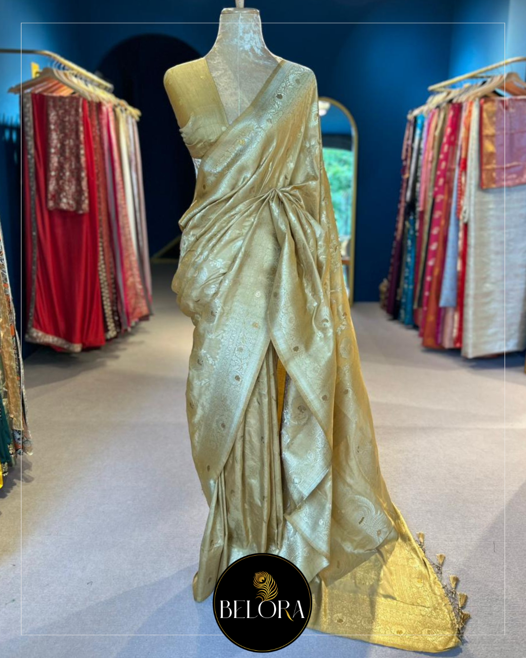 Bangalore Silks - Gold (0055)