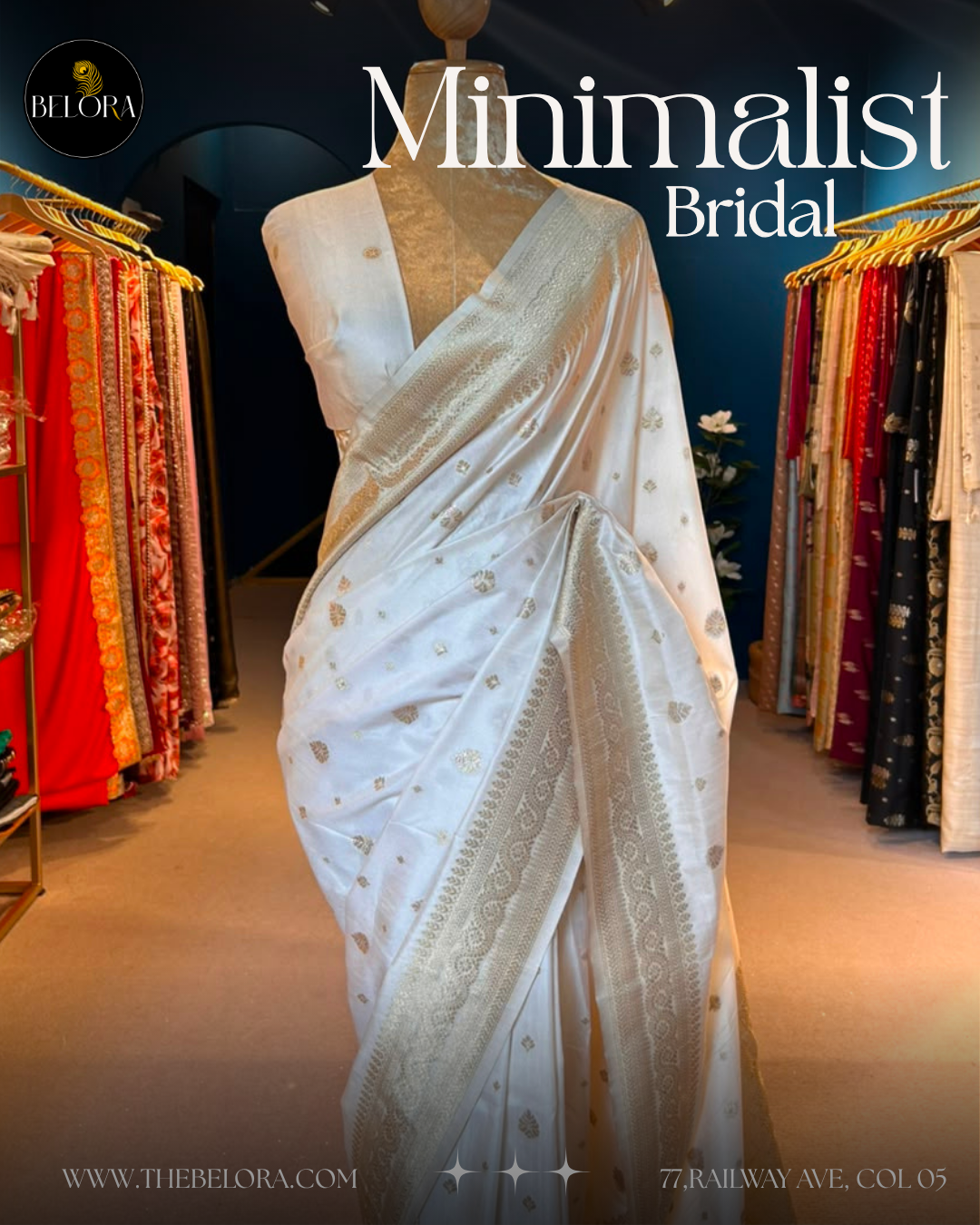 Minimalist Bridal Saree Collection (MSC 64639/0285)