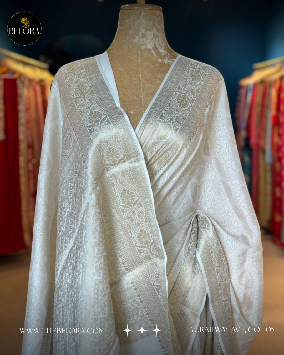 Minimalist Bridal Saree Collection (Y 160047)