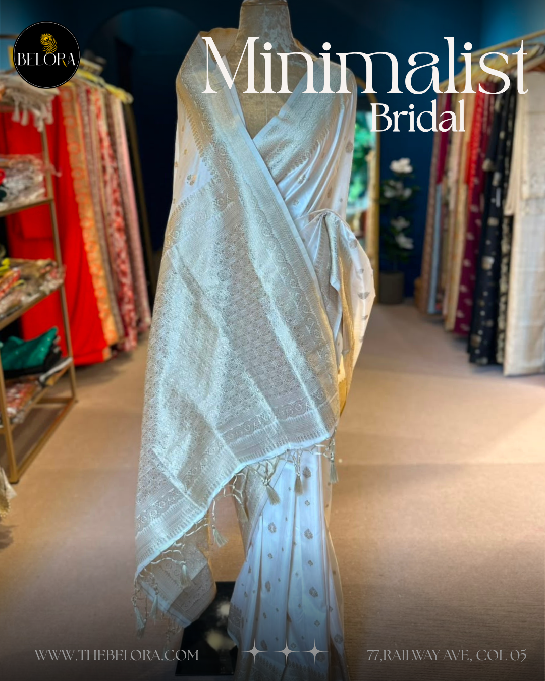 Minimalist Bridal Saree Collection (MSC 64639/0285)