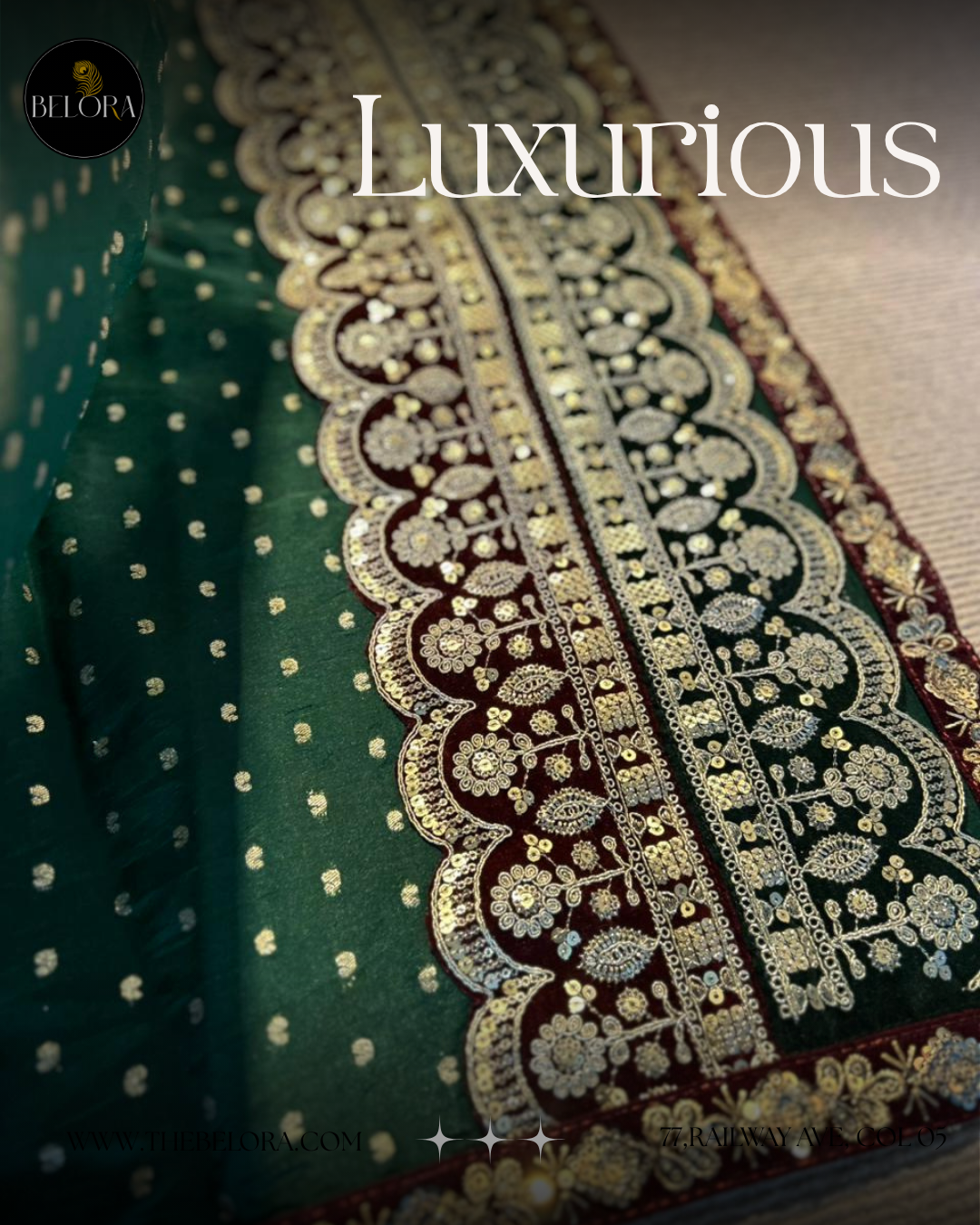 Green Soft Brocade (0213)