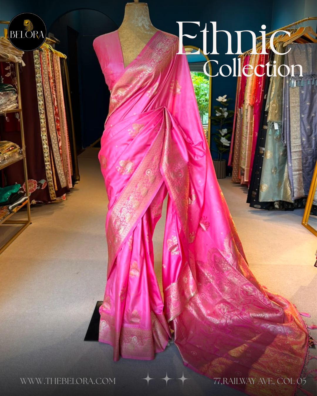 Bangalore Silks - Pink (MSU 690888/0300)