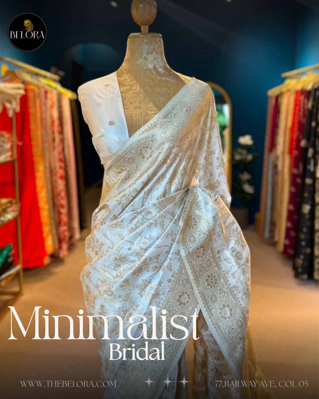 Minimalist Bridal Saree Collection (MSC 64601/0282)