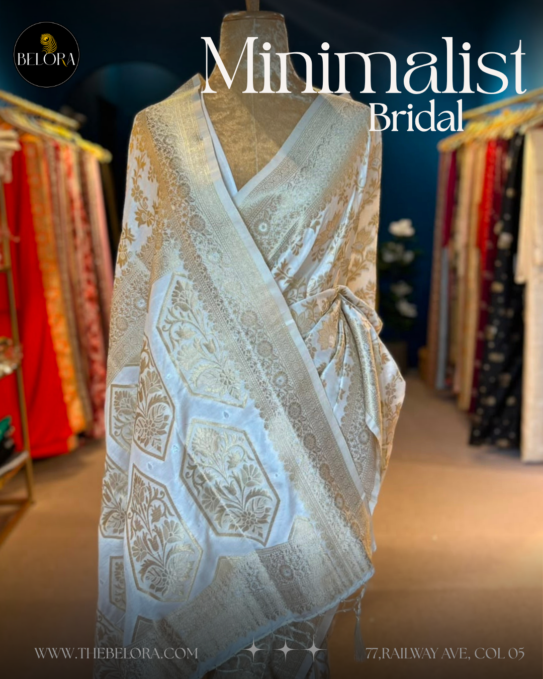 Minimalist Bridal Saree Collection (MSC 64603/0283)