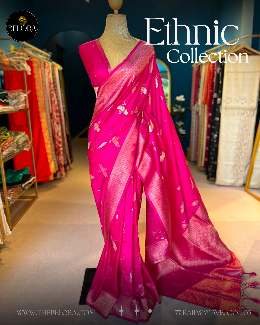 Bangalore Silks - Magenta (MSC 64612/0301)