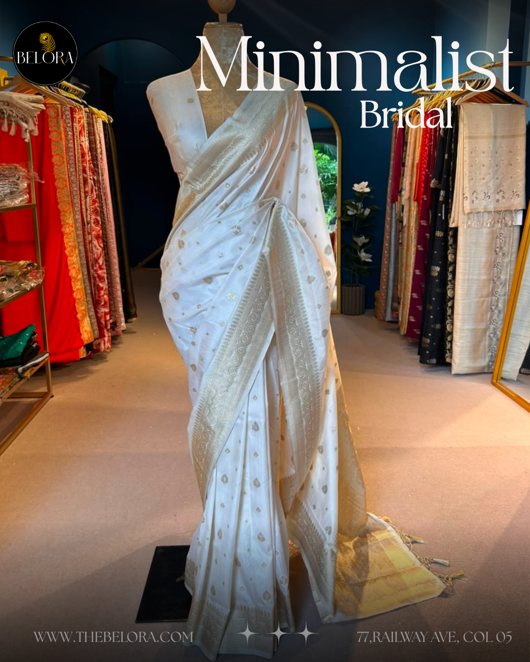 Minimalist Bridal Saree Collection (MSC 64639/0285)