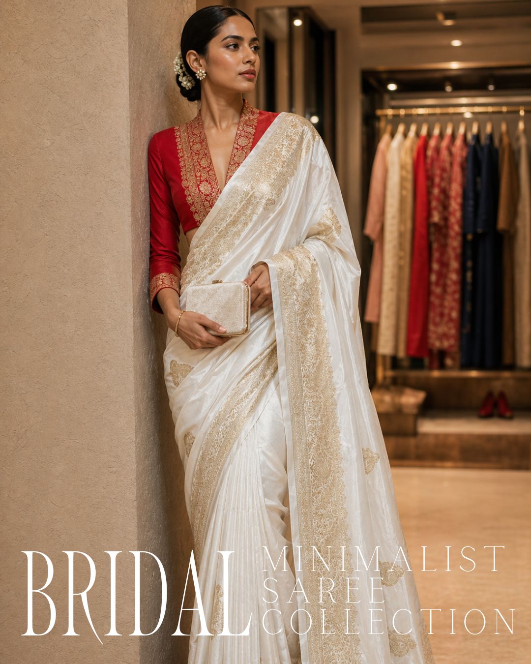 Minimalist Bridal Saree Collection (MSC 56580)