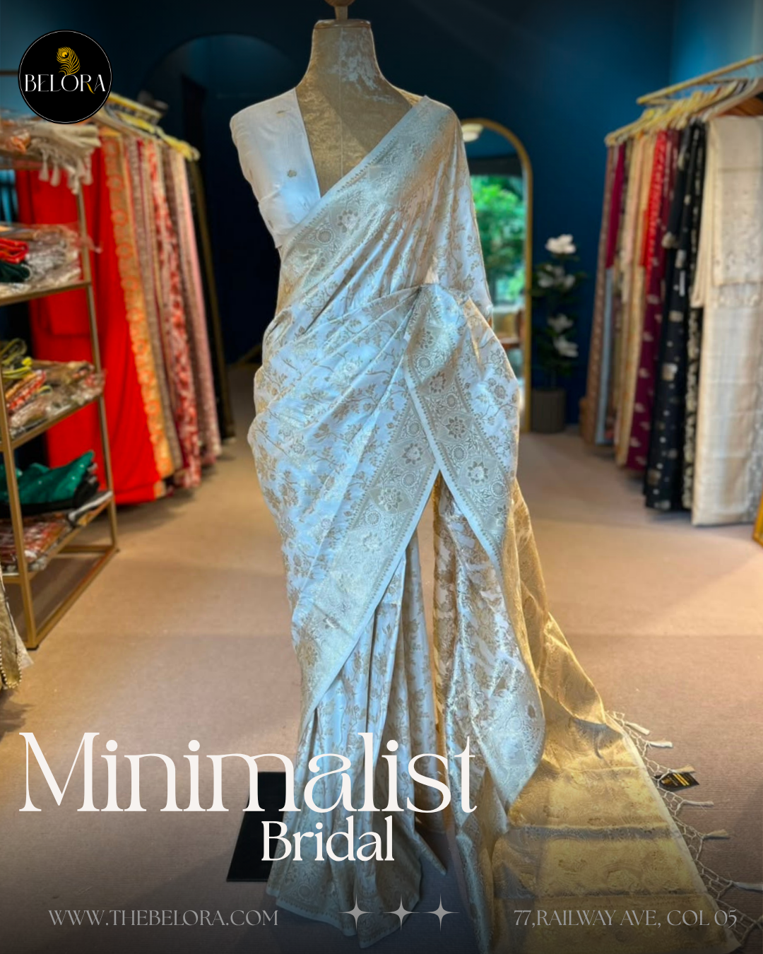 Minimalist Bridal Saree Collection (MSC 64601/0282)
