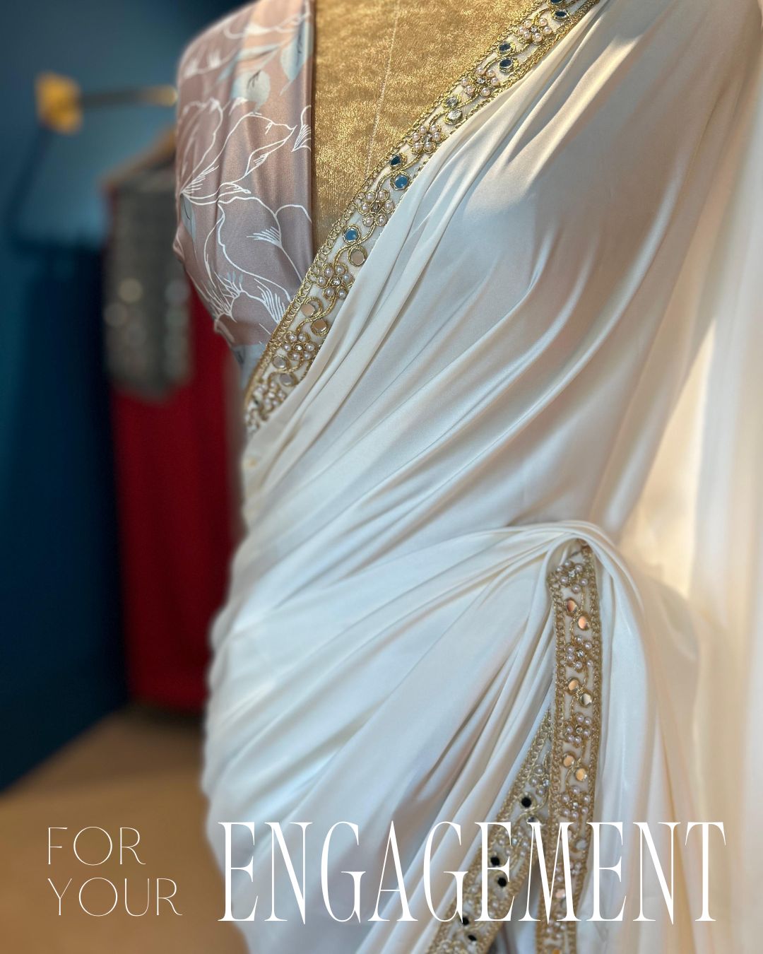 Engagement Saree