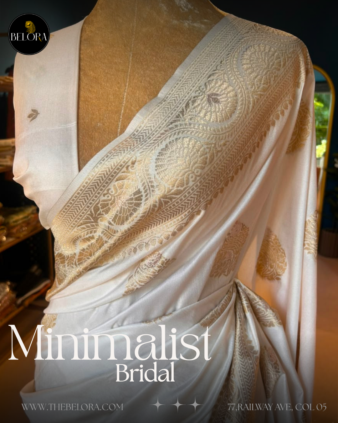 Minimalist Bridal Saree Collection (MSC 64658/0281)